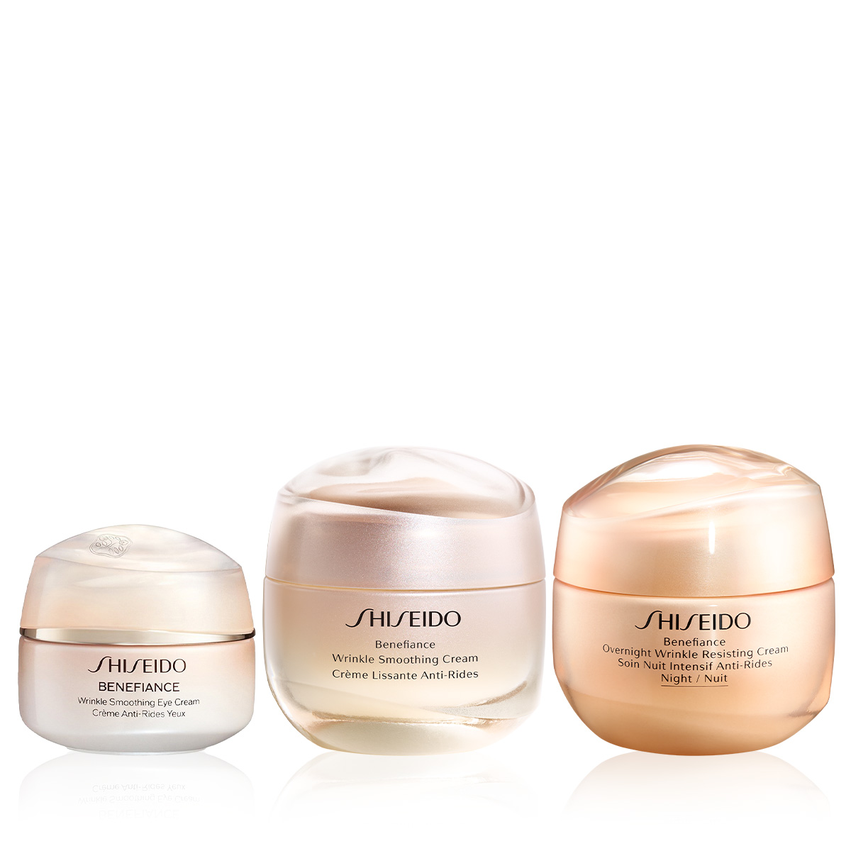 SHISEIDO - BENEFIANCE DAY & NIGHT CARE TRIO - Kırışıklıklar Üzerinde Etkili Gündüz & Gece Bakım Seti 