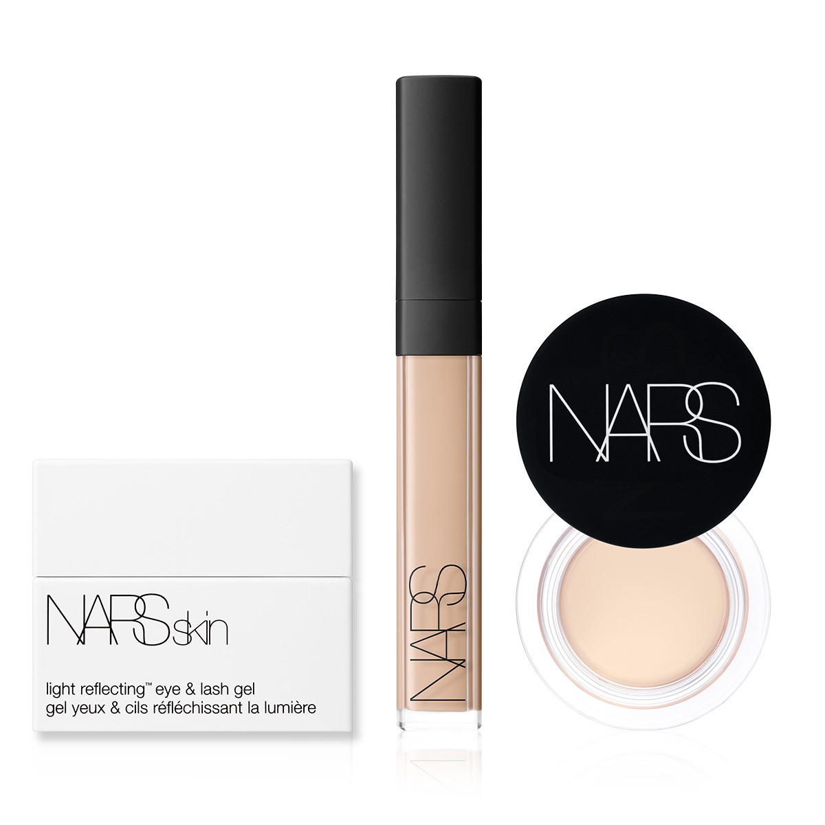NARS - PERFECT UNDER EYES BUNDLE - Göz Çevresini Kusursuzlaştıran Silgi Kapatıcı, Aydınlatıcı Kapatıcı & Göz ve Kirpik Jeli