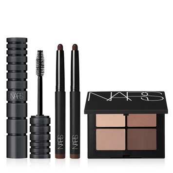 NARS - MOCHA BROWN SMOKEY EYE SET - İkili Kalem Far, Maskara ve Far Paletinden Oluşan Göz Makyaj Seti