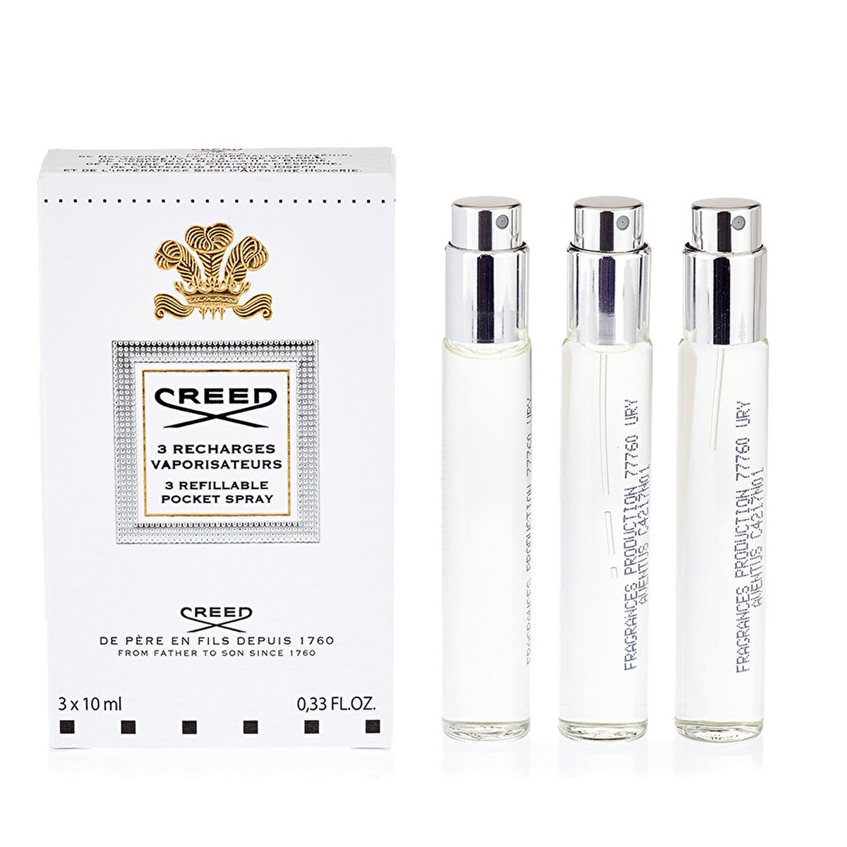 CREED - AVENTUS 3X10 ML - Eau De Parfum –Odunsu - Erkek Parfüm