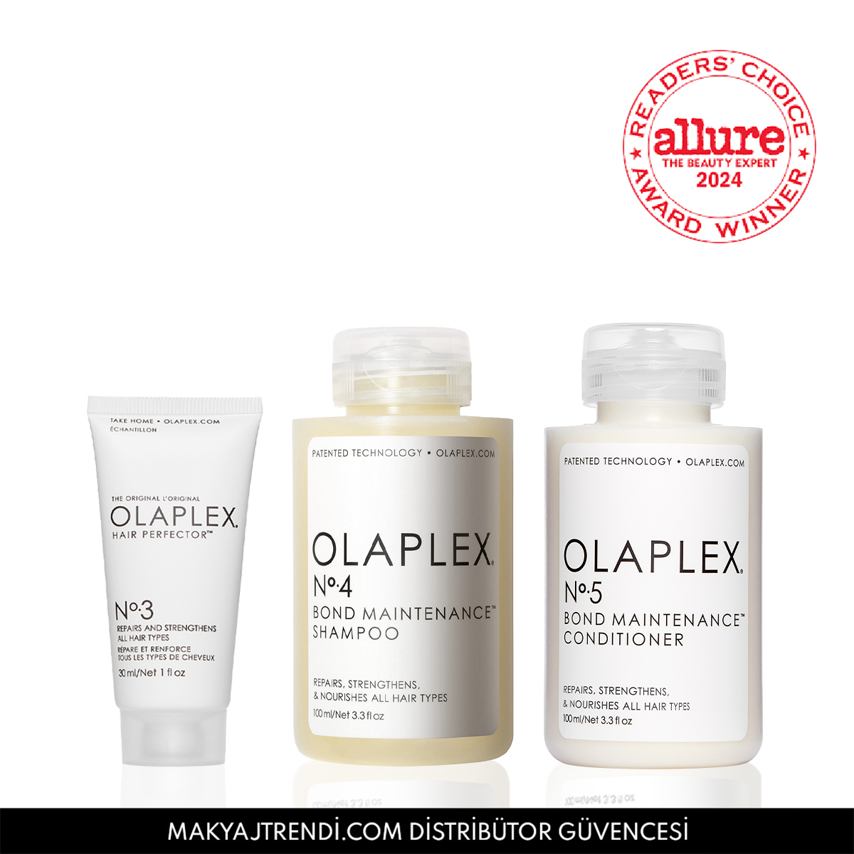 OLAPLEX - HELLO HEALTHY HAIR STARTER SET - Bağ Güçlendirici &  Saçların Sağlıklı Olmasını Sağlayan Bakım Seti