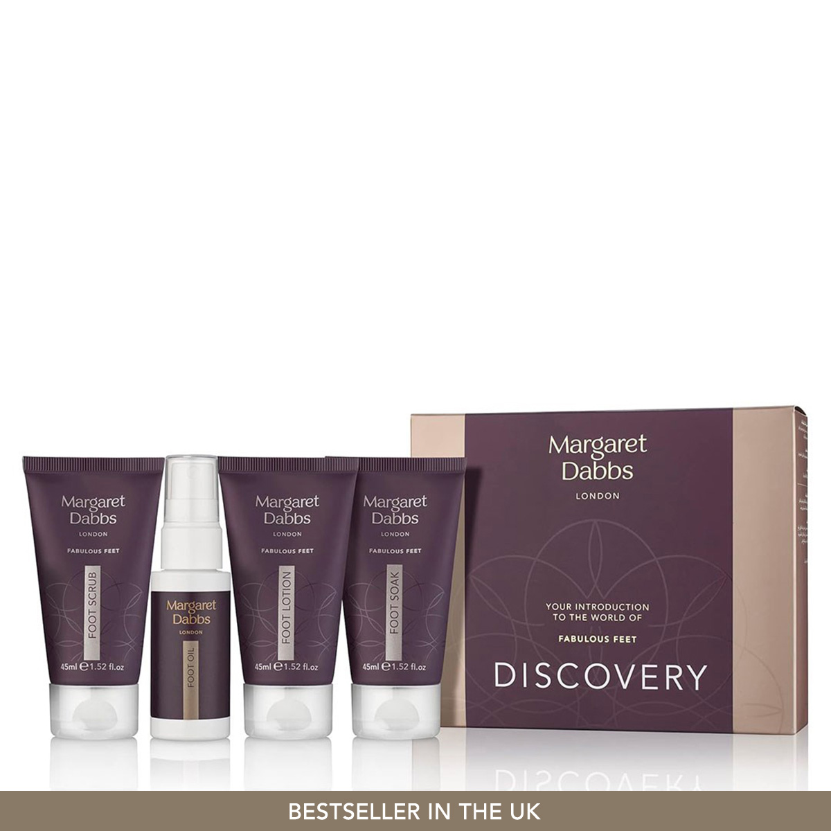 MARGARET DABBS LONDON - DISCOVERY KIT FOR FEET - 4’lü Ayak Bakım Kiti