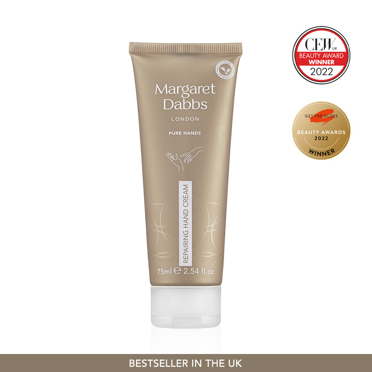 MARGARET DABBS LONDON - PURE REPAIRING HAND CREAM - 72 Saate Kadar Nem Sağlayan, Onarıcı ve Besleyici El Kremi