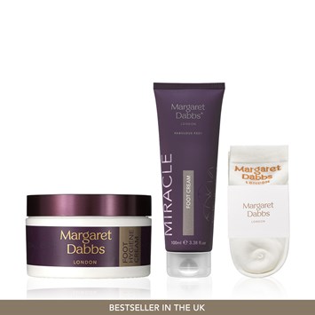 MARGARET DABBS LONDON - LUXE NIGHT FEET CARE SET - Ayaklara Yoğun Bakım Sağlayan Üçlü Set