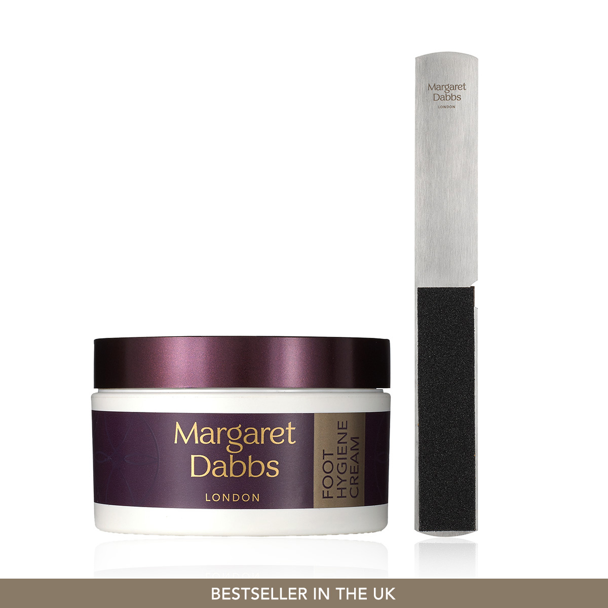 MARGARET DABBS LONDON - FEET RETREAT SET - Ayak Sağlığında Etkili Gece Bakım Kremi & Profesyonel Ayak & Topuk Törpüsü Seti