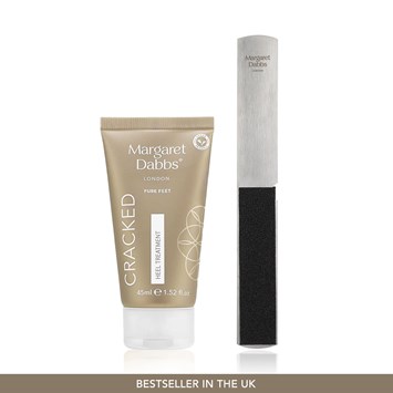 MARGARET DABBS LONDON - CRACKED HEEL RESCUE SET - Çatlak Topukları Onaran Balm & Profesyonel Ayak & Topuk Törpüsü Seti