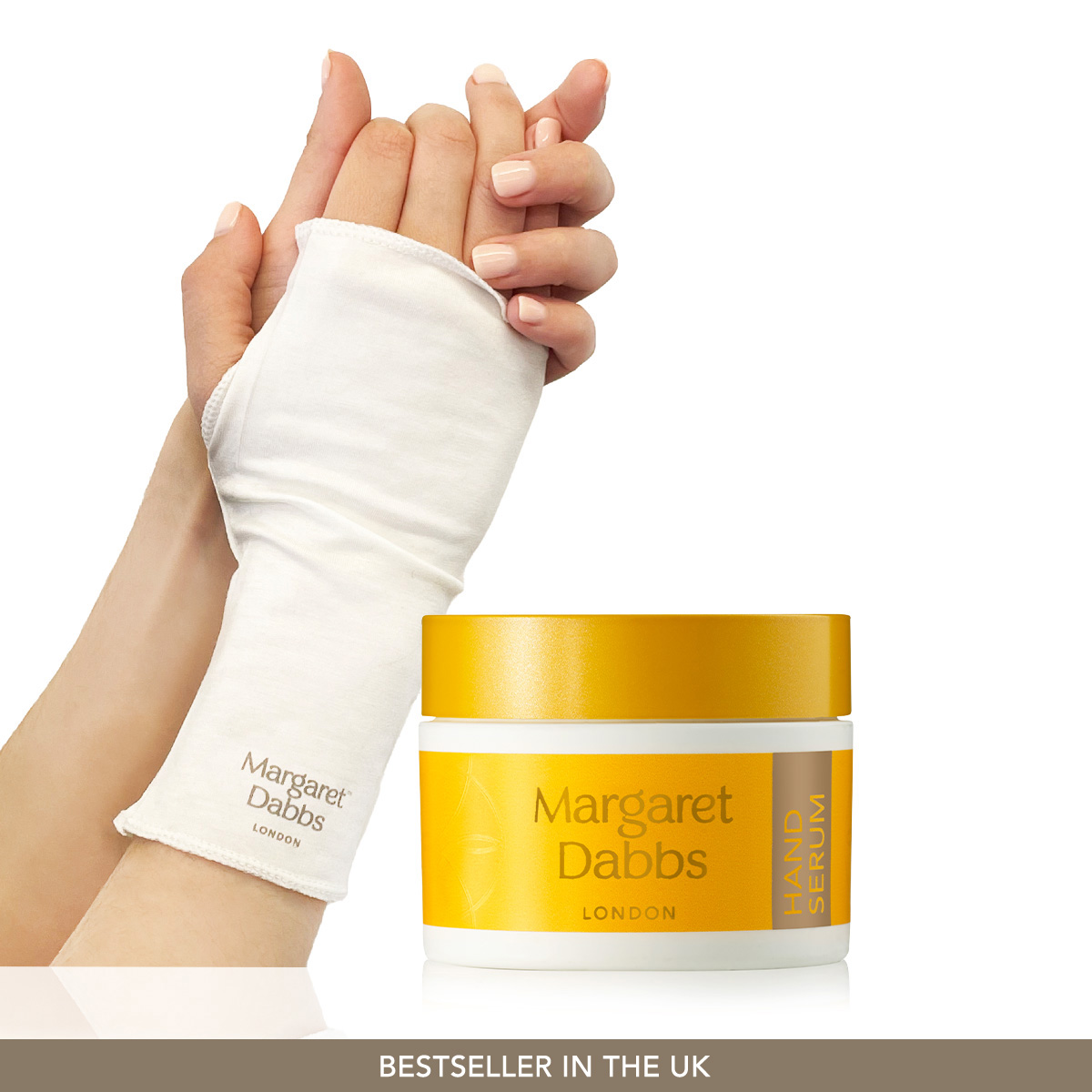 MARGARET DABBS LONDON - FOREVER YOUNG HANDS SET - Yaşlanma Karşıtı El Serumu & Lüks Bakım Eldiveni Seti