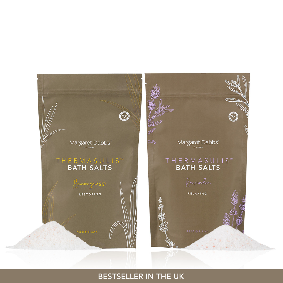 MARGARET DABBS LONDON - THERMASULIS™ BATH SALTS DUO - Rahatlatıcı & Onarıcı Etkili Ayak Banyo Tuzu