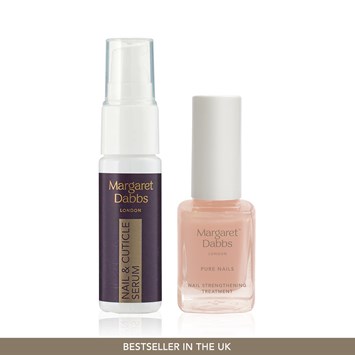 MARGARET DABBS LONDON - GEL NAIL ESSENTIAL DUO - Sağlıklı Tırnaklar İçin Besleyici Serum & Güçlendirici Jel Seti
