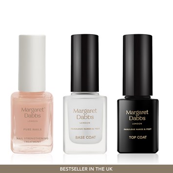 MARGARET DABBS LONDON - NAIL STRENGTH TRIO - Tırnakları Güçlendiren, Besleyen & Pürüzsüzleştiren Set