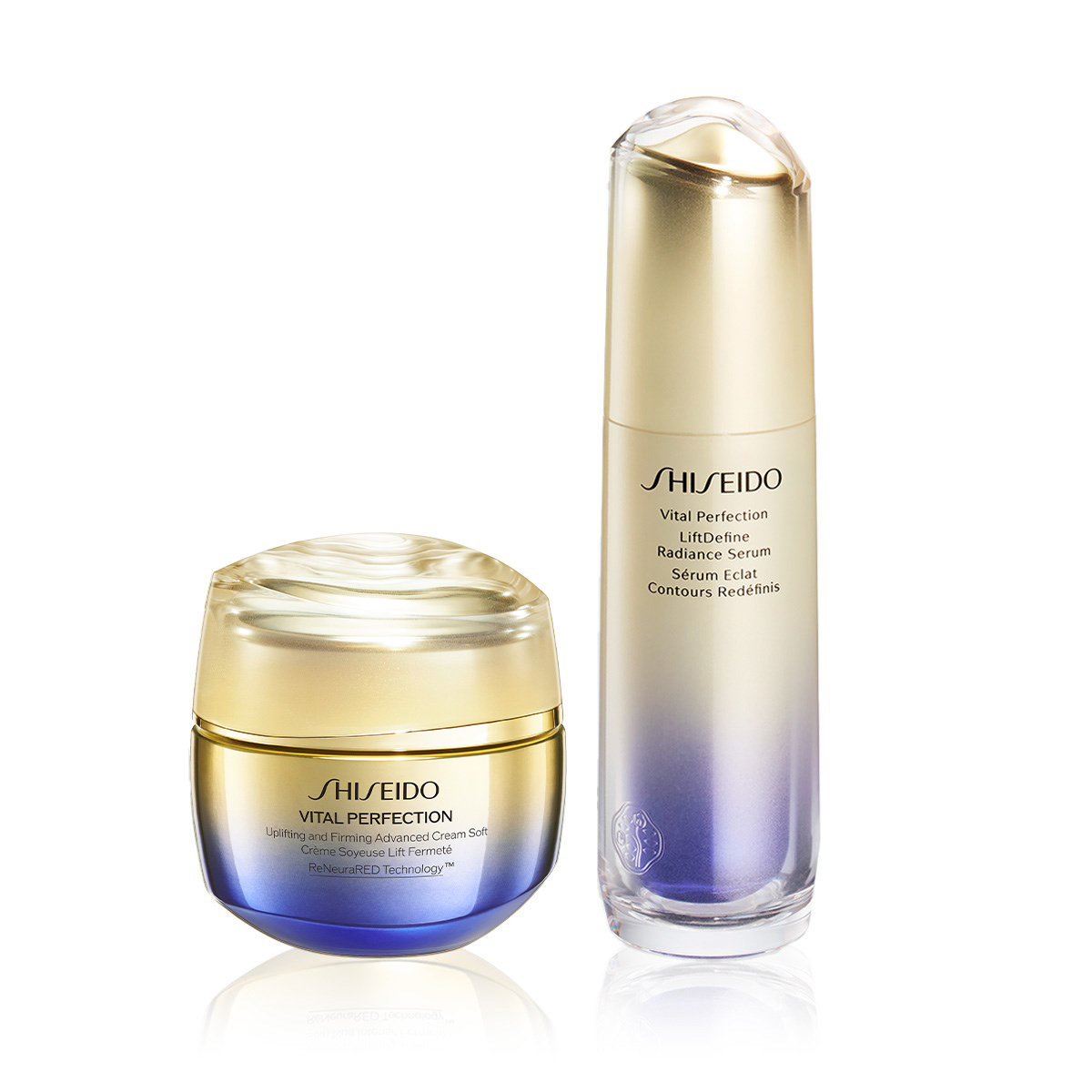 SHISEIDO - SOFTER ANTI-AGING DUO - Cildi Sıkılaştıran Yaşlanma Karşıtı Serum & Karma/Yağlı Ciltler İçin Nemlendirici Seti