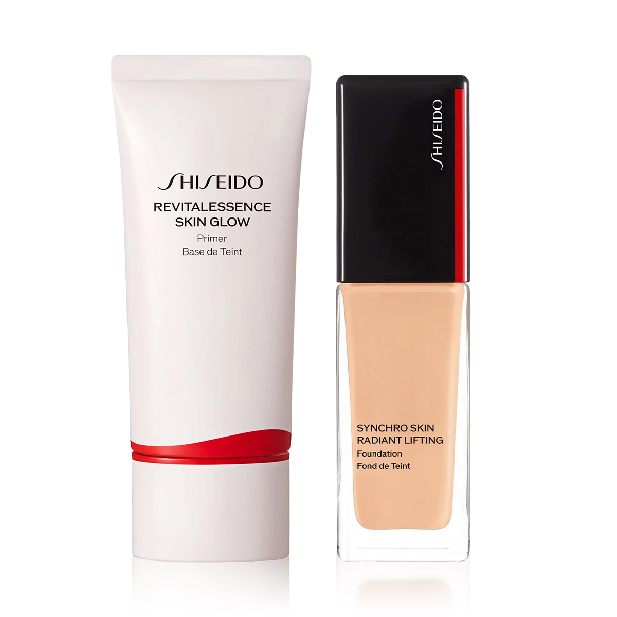 SHISEIDO - YOUTHFUL GLOW & LIFT PERFECTION BUNDLE - Lifting Etkili Fondöten & Cilde Anında Parlaklık Veren Makyaj Bazı Seti