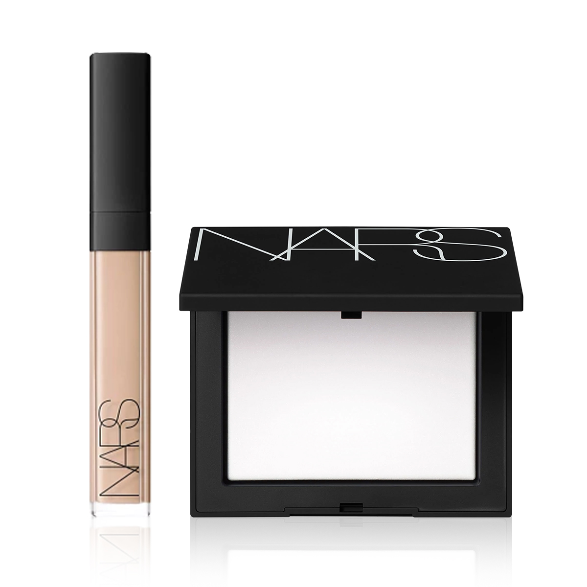 NARS - RADIANT UNDER-EYE BUNDLE - Aydınlatıcı Etkili Kremsi Kapatıcı & Aydınlatıcı Etkili Transparan Sıkıştırılmış Pudra Seti