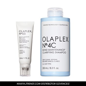 OLAPLEX - CLEAN HAIR & SOOTHED SCALP SET - Saçları Derinlemesine Temizleyen Şampuan & Saç Derisini Güçlendiren Serum Seti