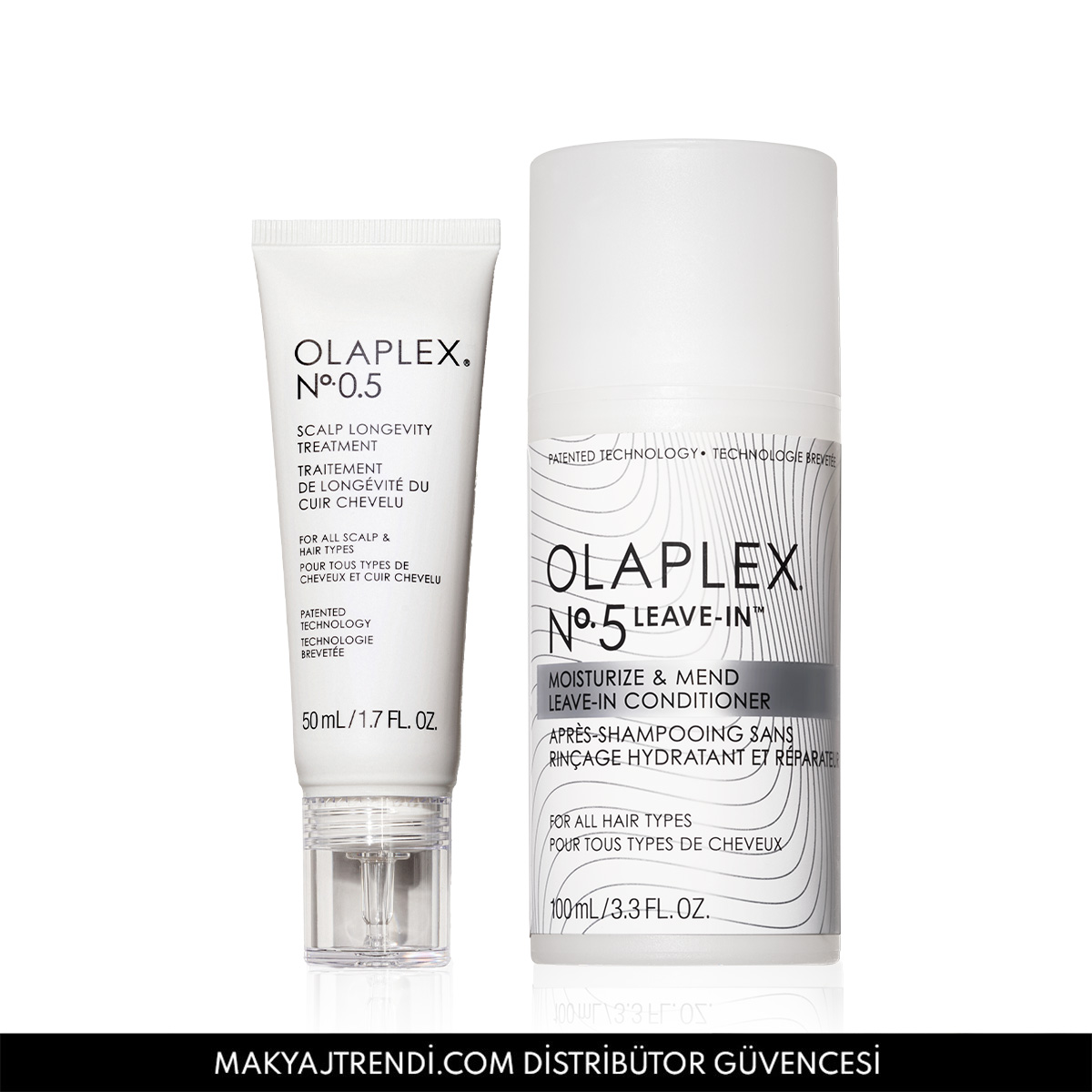 OLAPLEX - SCALP & STRANDS HYDRATE ESSENTIAL DUO - Bağ Güçlendirici Durulanmayan Saç Kremi & Saç Derisini Güçlendiren Serum Seti