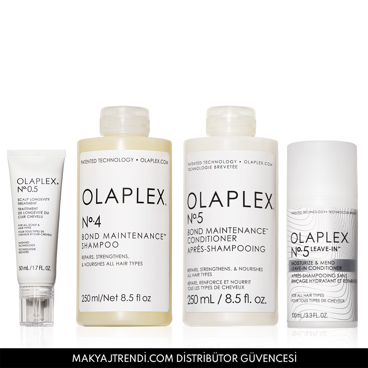 OLAPLEX - ULTIMATE SCALP & HAIR RITUAL - Bağ Güçlendiren, Kırıkları Onaran & Saç Derisini Yaşlanmaya Karşı Koruyan Bakım Seti  