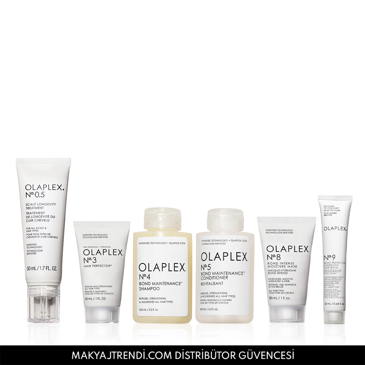 OLAPLEX - BEFORE & AFTER SHOWER MINI'S SET - Bağ Güçlendirici Etkili Komple Saç Bakım Seti 