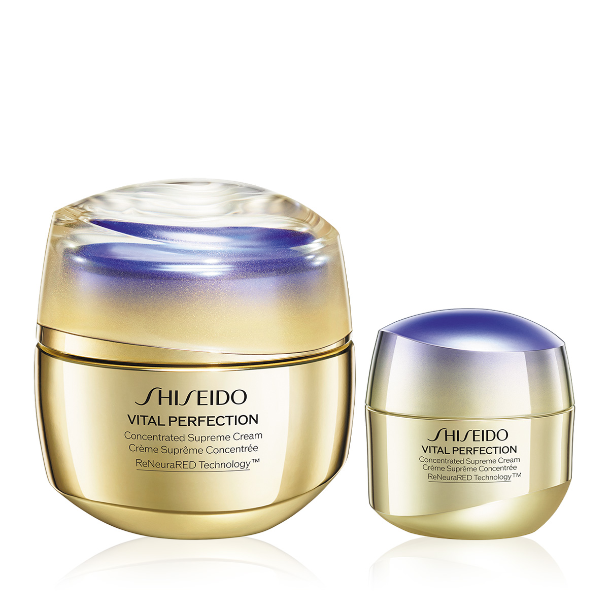 SHISEIDO - VITAL PERFECTION SUPREME DOUBLE POWER SET - Olgun Ciltler İçin Yaşlanma Karşıtı Etkili İkili Bakım Kremi Seti