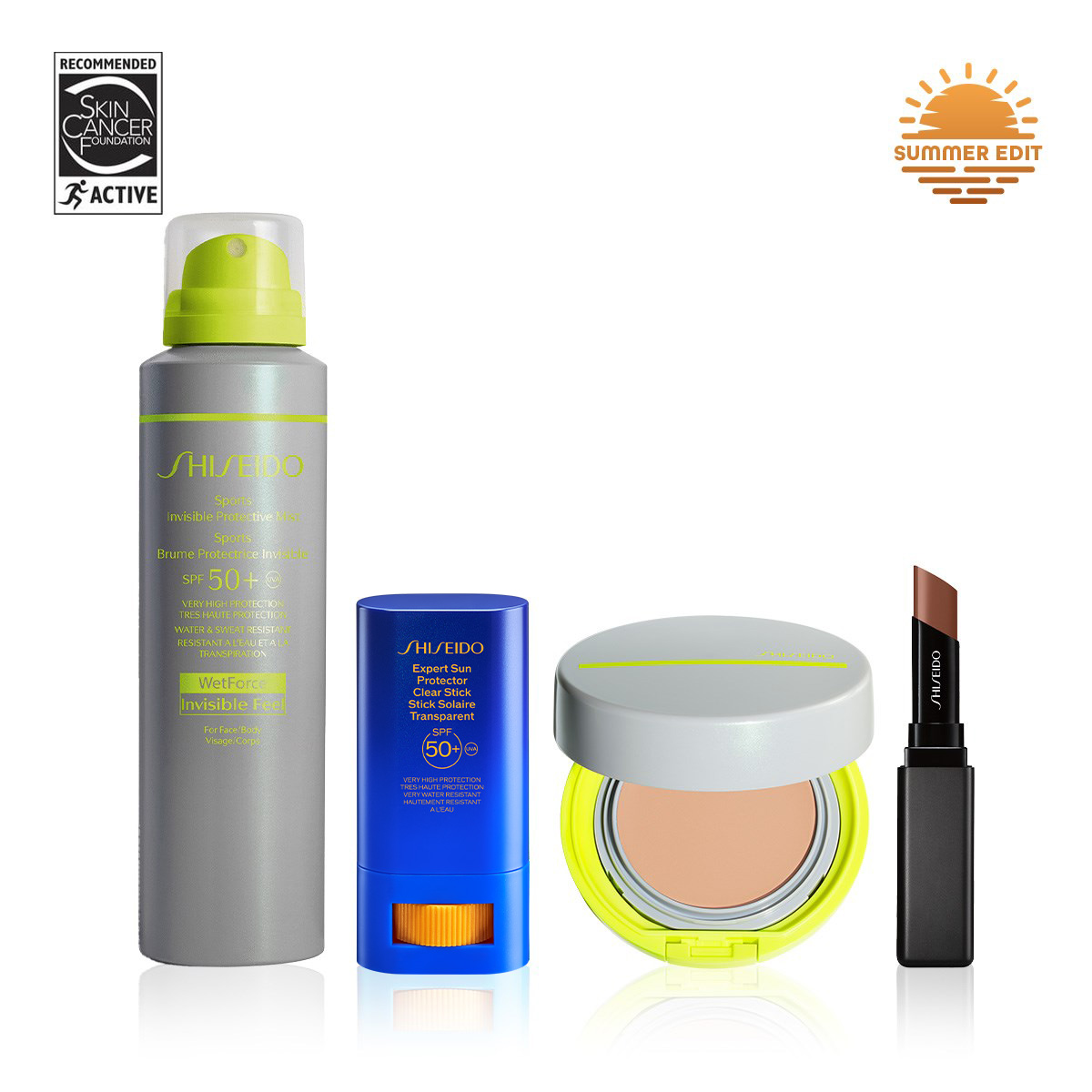 SHISEIDO - SINGLE BUT FULL GLAM HOLIDAY ESSENTIAL BUNDLE - Cildi Güneşten Koruyan & Sağlıklı Işıltı Kazandıran Set