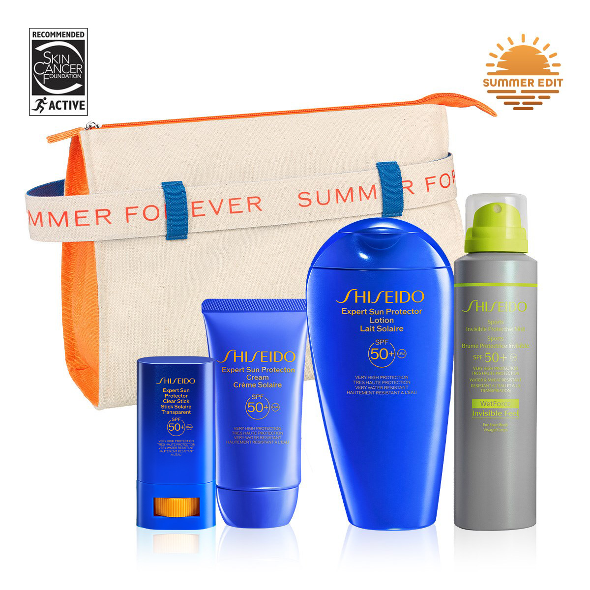 SHISEIDO - FAMILY HOLIDAY SUN PROTECTION ESSENTIAL SET - Yüz ve Vücut İçin Aile Boyu Güneş Koruyucu Set