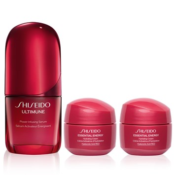 SHISEIDO - ULTIMUNE & HYDRATION TRIAL SET - Cilt Bariyerini Güçlendiren & Hyalüronik Asit İle Yoğun Şekilde Nemlendiren Bakım Seti