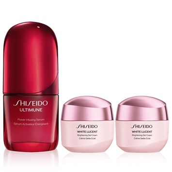 SHISEIDO - ULTIMUNE & BRIGHTENING TRIAL SET - Cilt Bariyerini Güçlendiren & Leke Karşıtı Bakım Seti