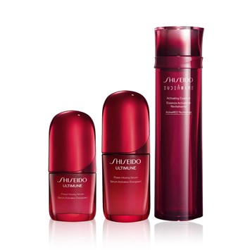 SHISEIDO - RENEWAL SKIN HOME & AWAY SET - Cildin Bariyerini Güçlendiren İkili Serum & Hyalüronik Asit İçeren Losyon Seti