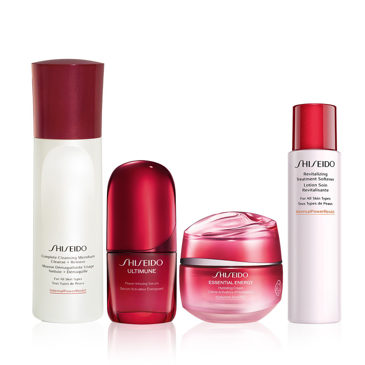 SHISEIDO - J-BEAUTY ICONICS SET - Cildi Temizleyen & Nemlendiren & Güçlendiren Temel Bakım Seti