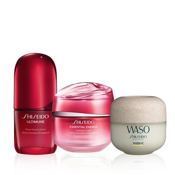 SHISEIDO - NEM BOMBASI GECE GÜZELLİK SETİ - C Vitamini ve Hyalüronik Asit İçeren Cilt Bakım Seti