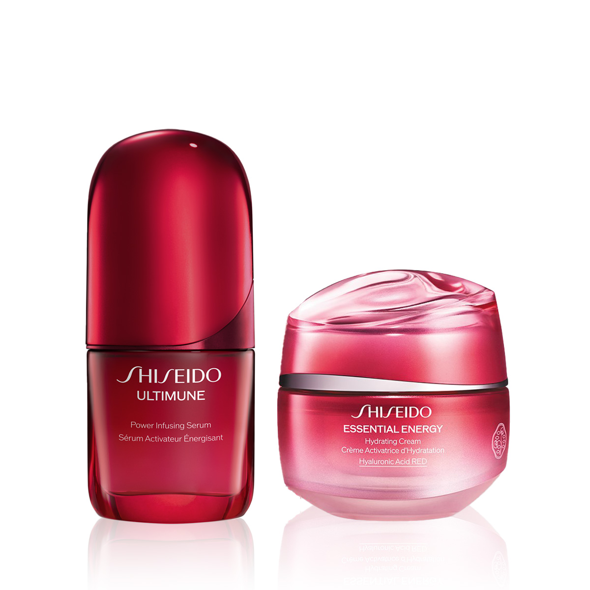 SHISEIDO - ULTIMUNE & NEM BOMBASI SET - Yaşlanmayı Yavaşlatan Serum & Hyalüronik Asit İçeren Nemlendirici Seti
