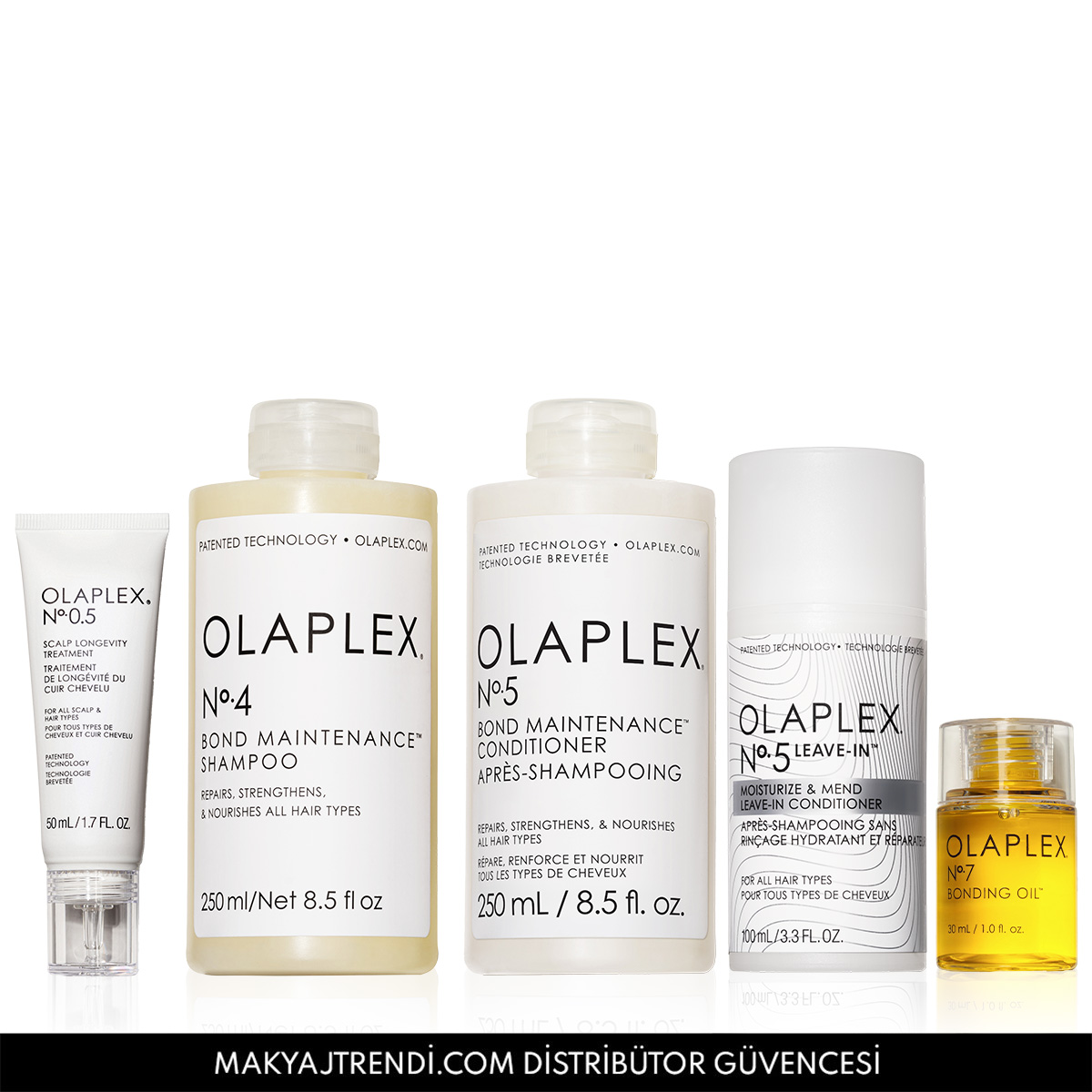 OLAPLEX - PURIFY & STIMULATE SET - Bağ Güçlendiren & Kırıkları Onaran & Saç Derisini Güçlendiren & Parlaklık Veren Bakım Seti