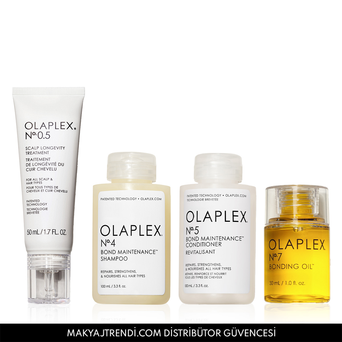 OLAPLEX - STRONG HAIR FRESH START ROUTINE TRAVEL SET - Bağ Güçlendirici & Saç Derisini Güçlendirici & Parlaklık Verici Seyahat Seti