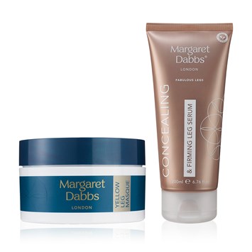 MARGARET DABBS LONDON - BRIGHT & TONE LEG DUO - Kapatıcı Etkili Serum & Parlatıcı Etkili Bacak Maskesi Seti