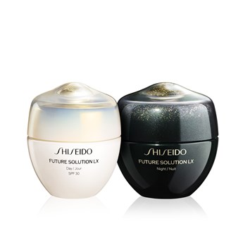 SHISEIDO - FUTURE SOLUTION LX DAY & NIGHT DUO - Cildi Dolgun Gösteren ve Yaşlanma Karşıtı Etkili Lüks Gündüz & Gece Kremi Seti