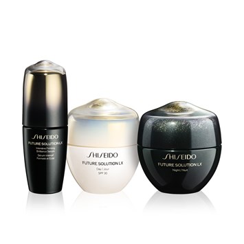SHISEIDO - FUTURE SOLUTION LX 24-HOURS RADIANCE SET - Yaşlanma Karşıtı ve Sıkılaştırıcı Etkili Lüks Serum, Gündüz ve Gece Kremi Seti