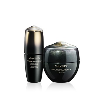 SHISEIDO - FUTURE SOLUTION LX RADIANCE NIGHT DUO - Yaşlanma Karşıtı ve Sıkılaştırıcı Etkili Lüks Serum ve Gece Kremi Seti