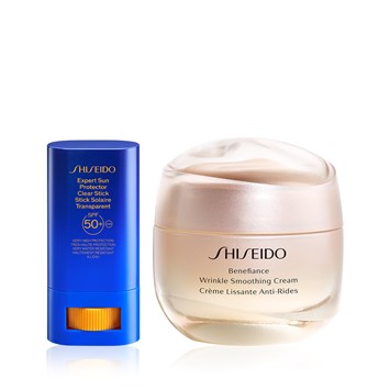 SHISEIDO - WRINKLE RESIST & SUN PROTECTION POWER DUO - Kırışıklık Karşıtı Nemlendirici & Yüksek Güneş Korumalı Stik Seti