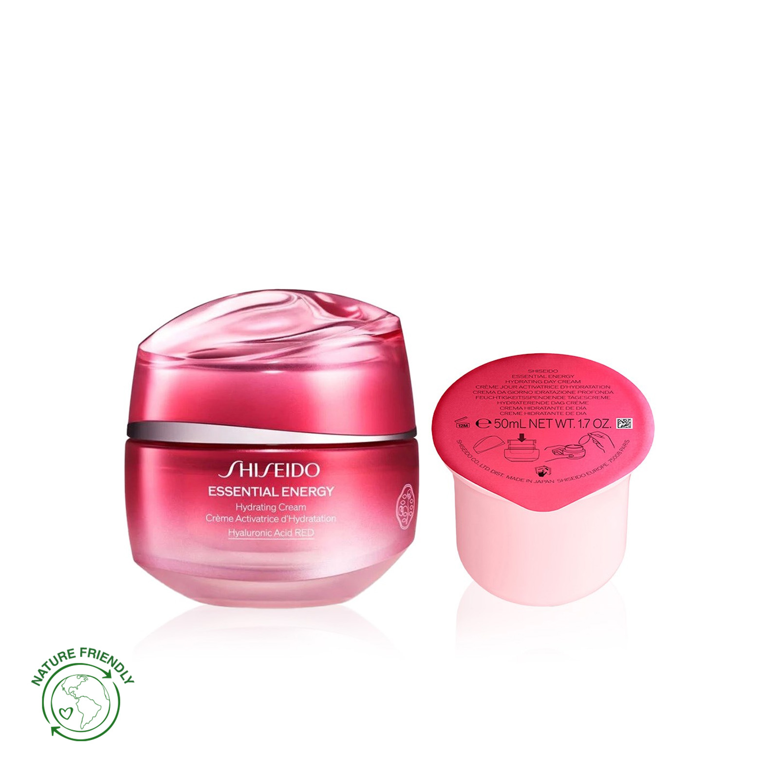 SHISEIDO - ESSENTIAL ENERGY HYDRATING CREAM & REFILL DUO - Hyalüronik Asit İle Yaşlanma Karşıtı & Uzun Süreli Nem Sağlayan Bakım Kremi & Refill İkilisi