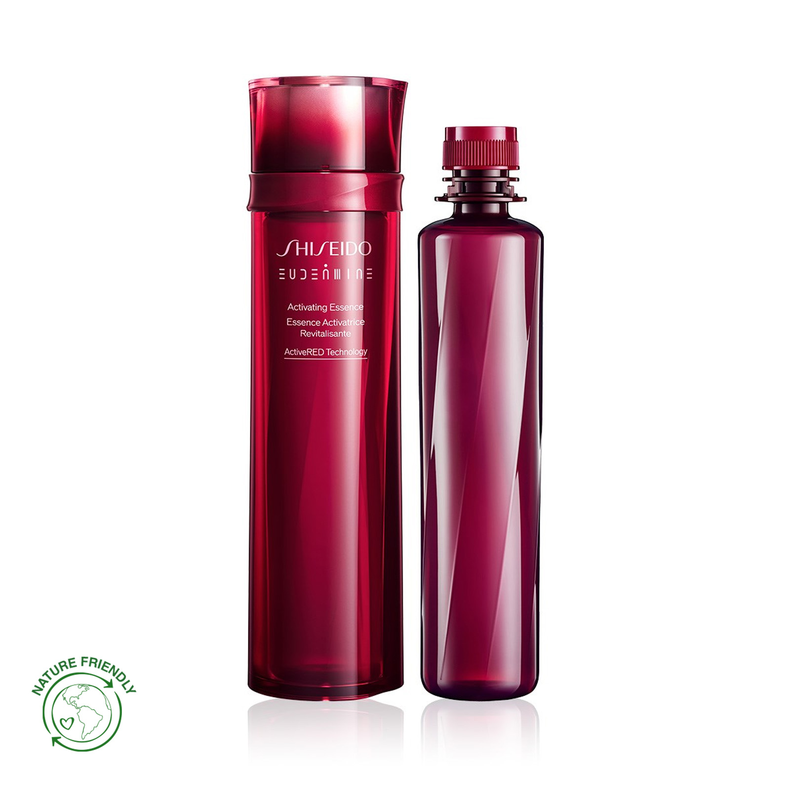 SHISEIDO - EUDERMINE ACTIVATING ESSENCE & REFILL DUO - Hyalüronik Asit İçeren ve Cildi Güzelleştiren Losyon & Refill İkilisi