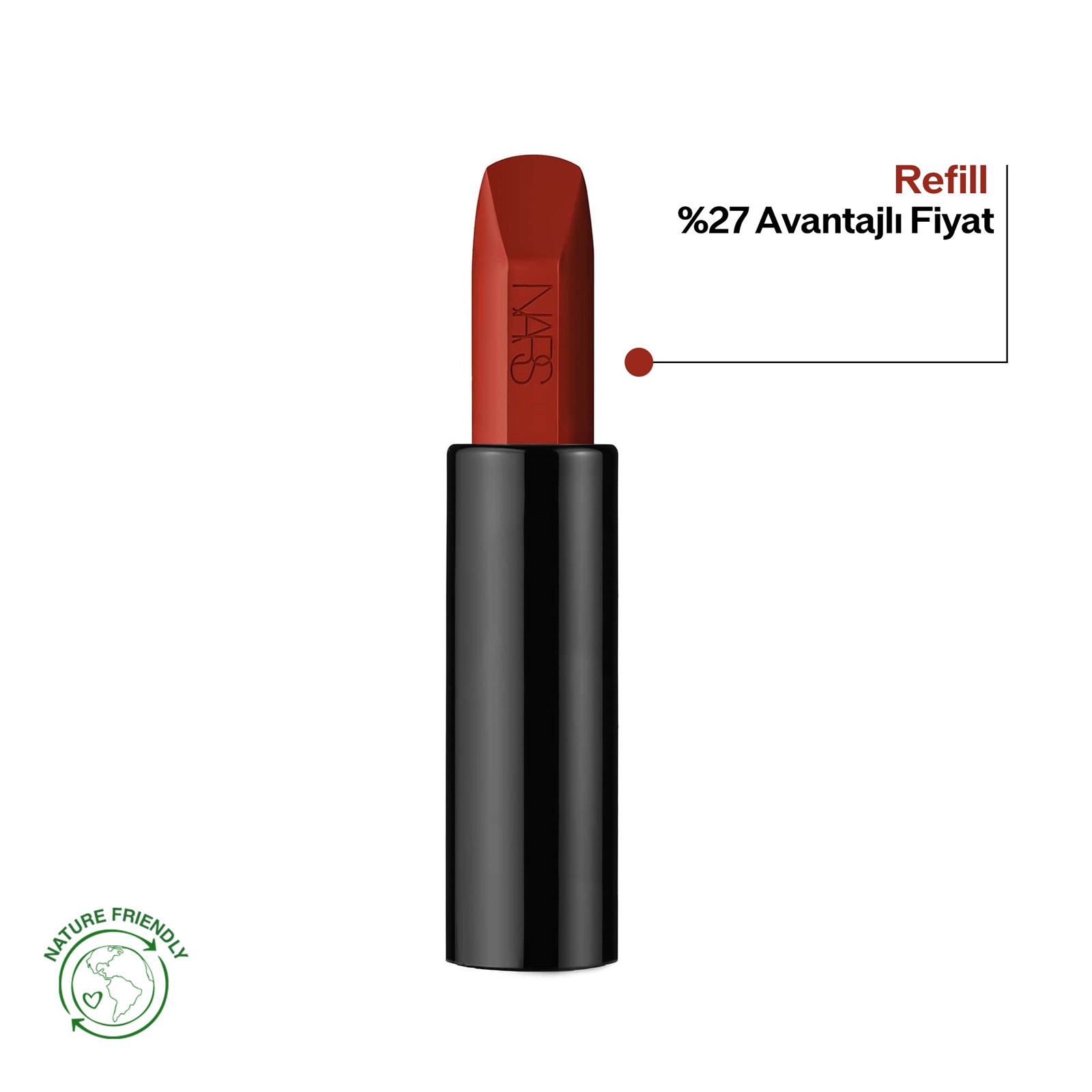 NARS - EXPLICIT LIPSTICK REFILL - Konforlu Kullanıma Sahip & Saten Bitişli Ruj - REFİL