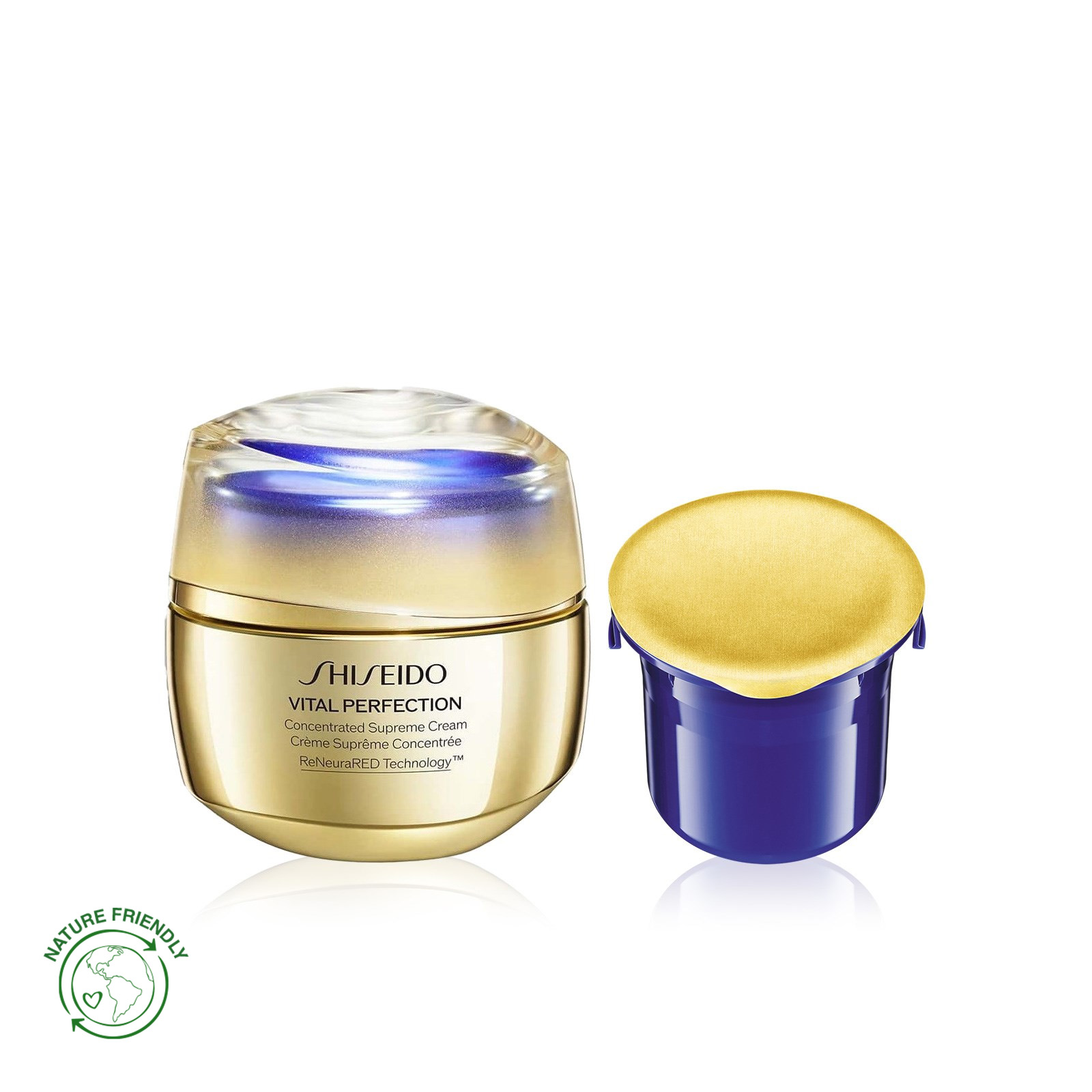 SHISEIDO - VITAL PERFECTION CONCENTRATED SUPREME CREAM & REFILL DUO - Olgun Ciltler İçin Yaşlanma Karşıtı Bakım Kremi & Refill İkilisi