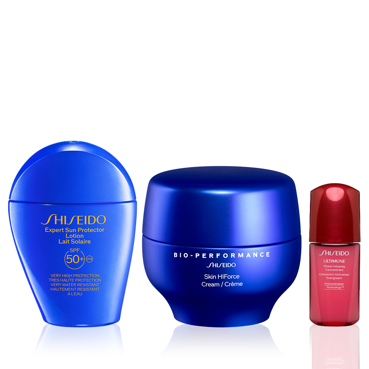 SHISEIDO - DAILY REPLENISHING & UV DEFENSE SET - Cilde Dolgu Etkisi Veren, Yaşlanmaya Meydan Okuyan & Güneşe Karşı Etkili Şekilde Koruyan Set