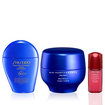 SHISEIDO - DAILY REPLENISHING & UV DEFENSE SET - Cilde Dolgu Etkisi Veren, Yaşlanmaya Meydan Okuyan & Güneşe Karşı Etkili Şekilde Koruyan Set