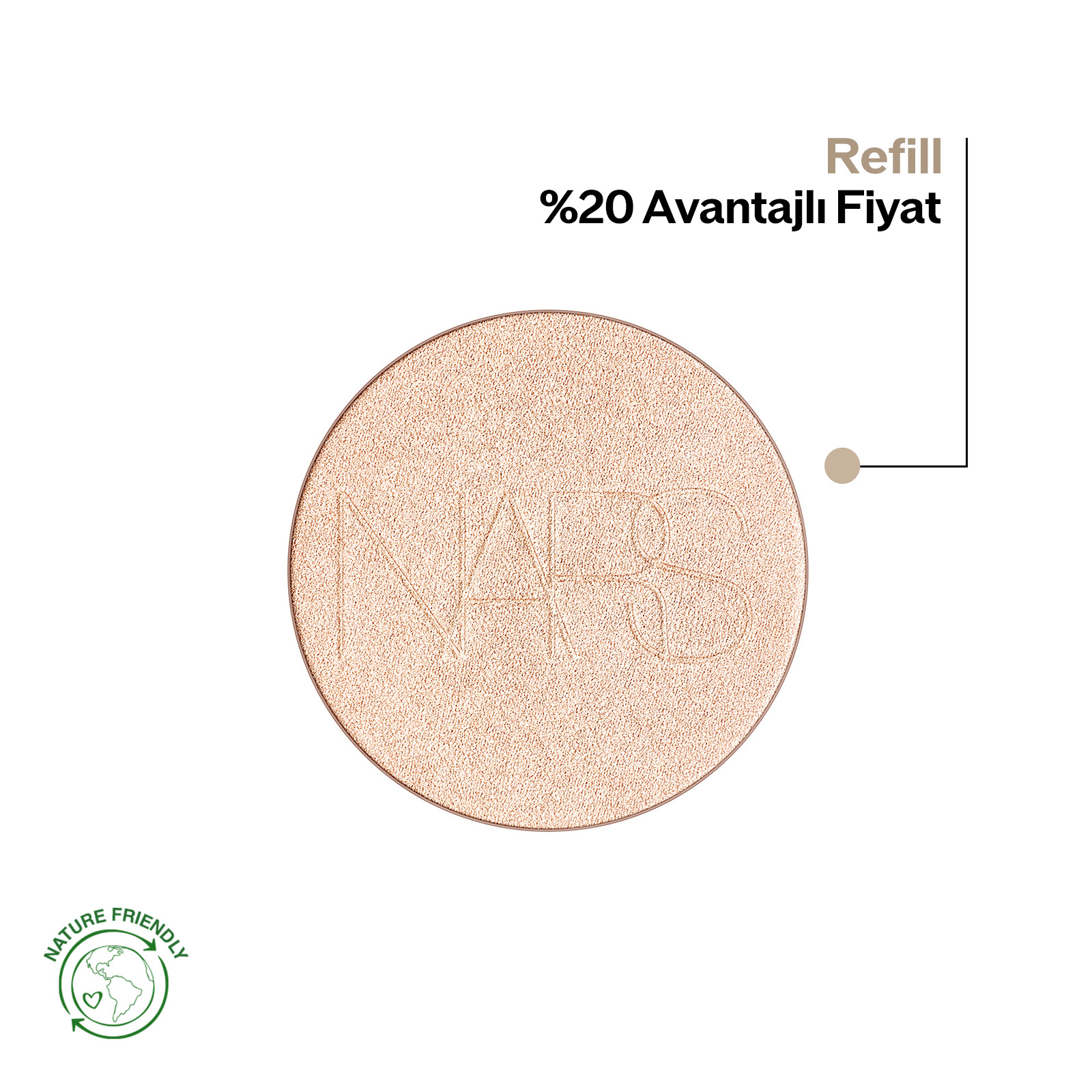 NARS - LIGHT REFLECTING LUMINIZING POWDER REFILL - Yüksek Performanslı Aydınlatıcı Pudra - REFİL