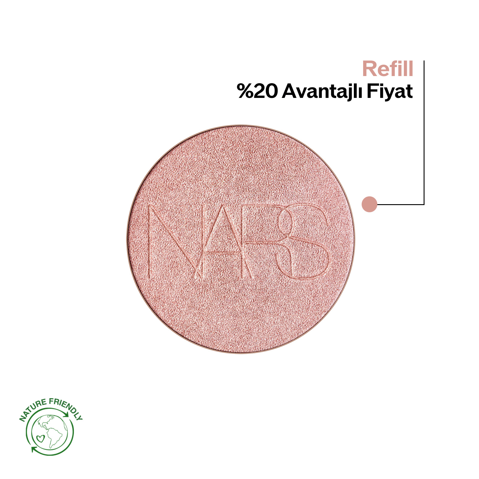 NARS - LIGHT REFLECTING LUMINIZING POWDER REFILL - Yüksek Performanslı Aydınlatıcı Pudra - REFİL
