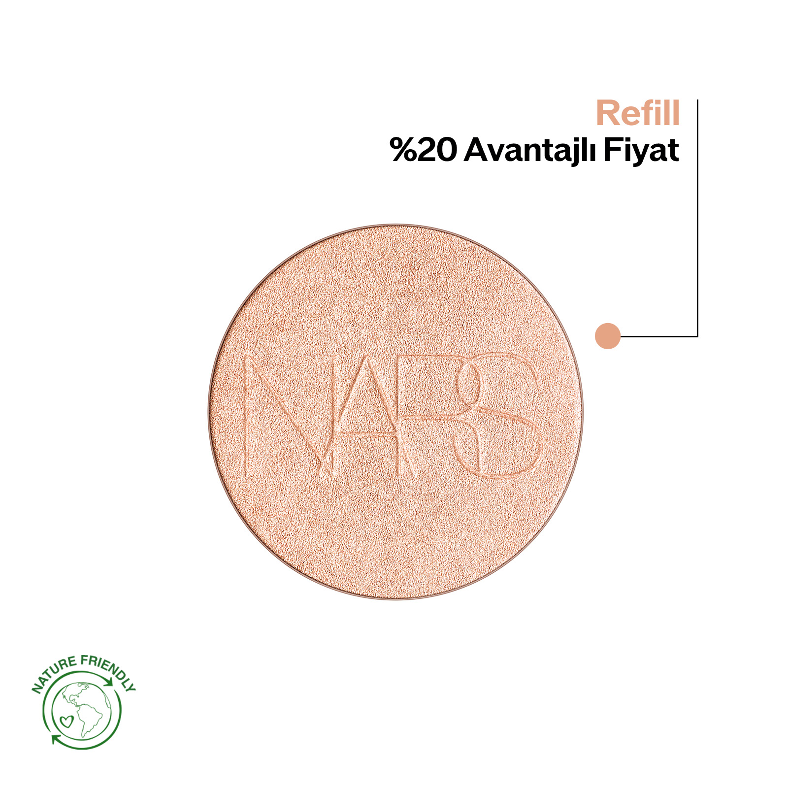 NARS - LIGHT REFLECTING LUMINIZING POWDER REFILL - Yüksek Performanslı Aydınlatıcı Pudra - REFİL