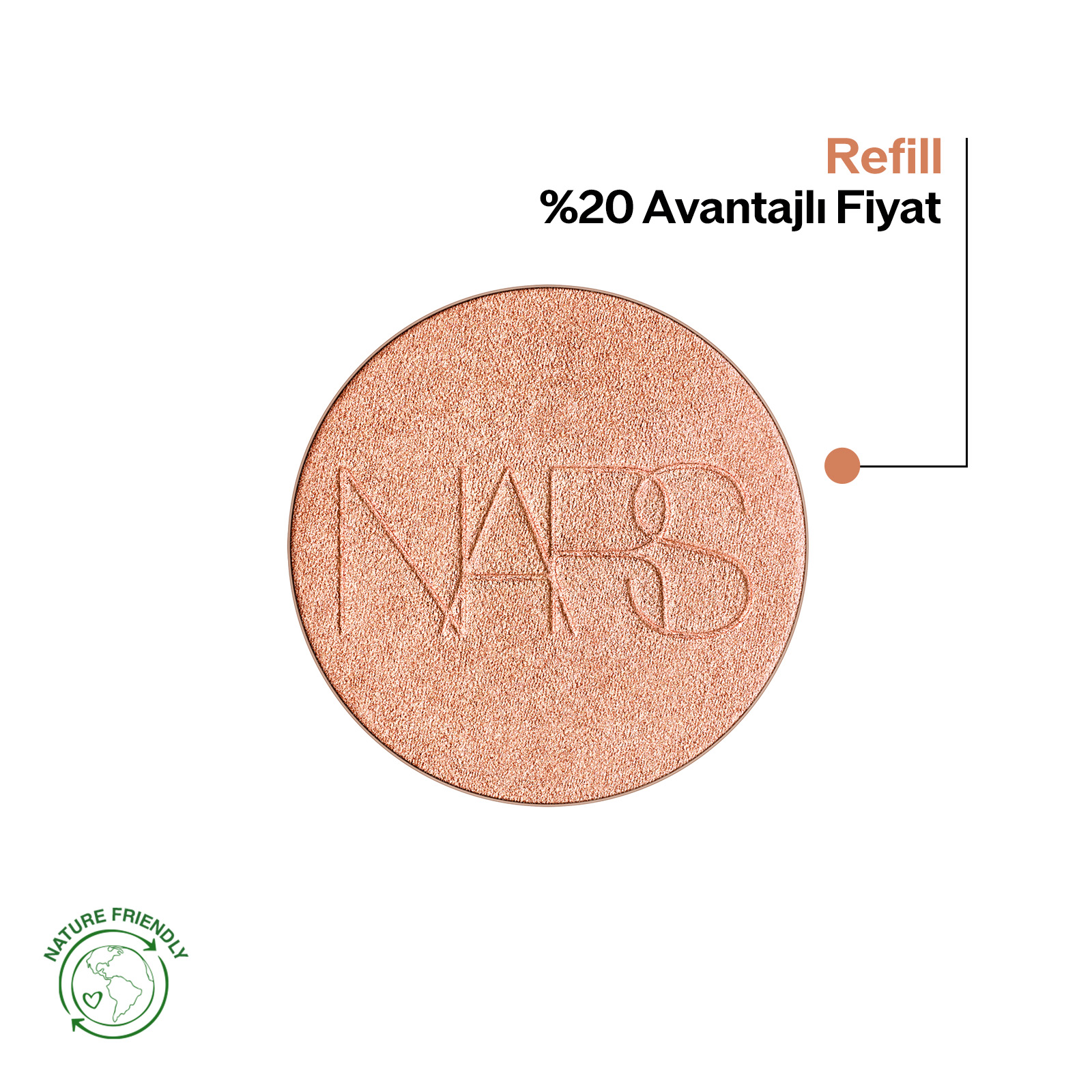 NARS - LIGHT REFLECTING LUMINIZING POWDER REFILL - Yüksek Performanslı Aydınlatıcı Pudra - REFİL