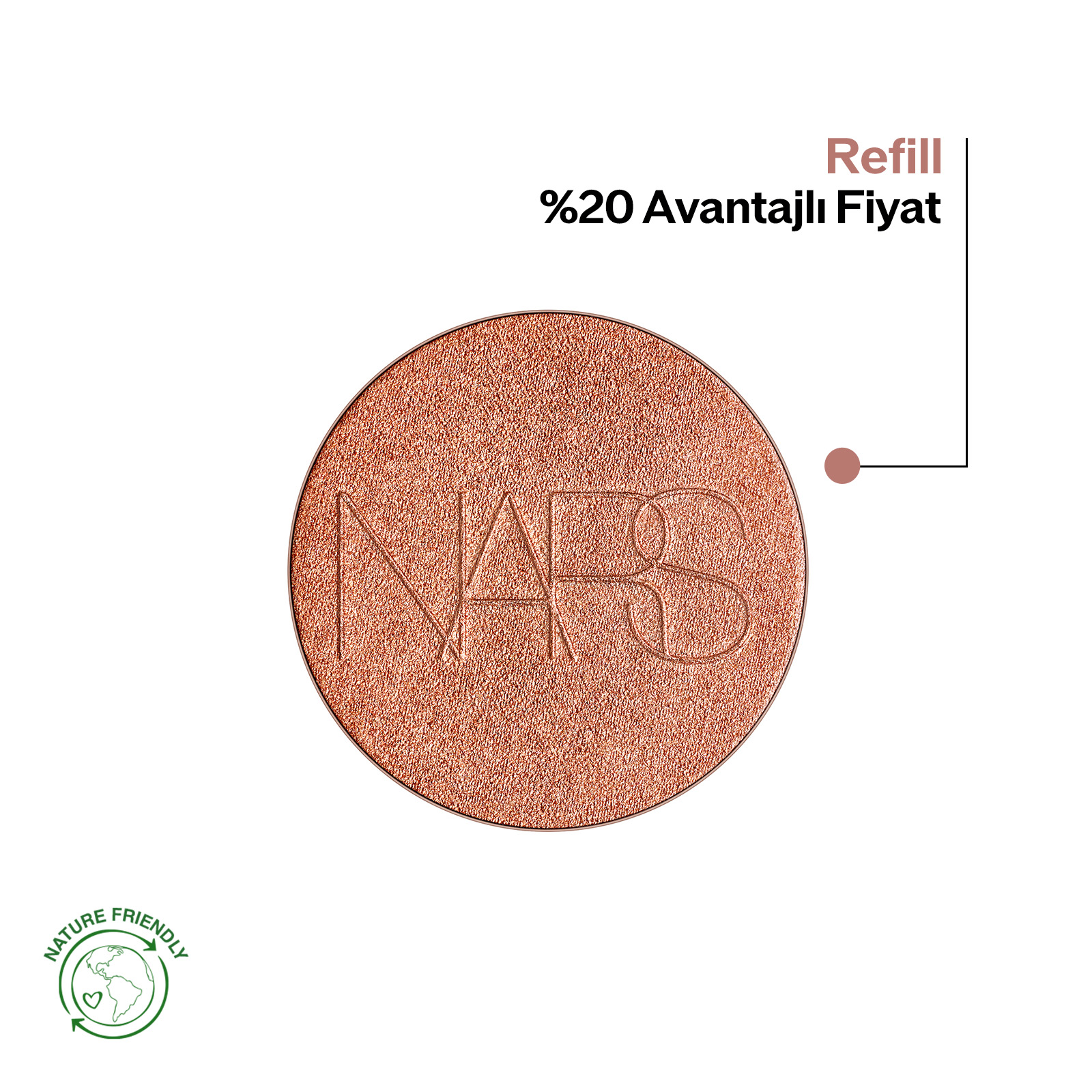 NARS - LIGHT REFLECTING LUMINIZING POWDER REFILL - Yüksek Performanslı Aydınlatıcı Pudra - REFİL