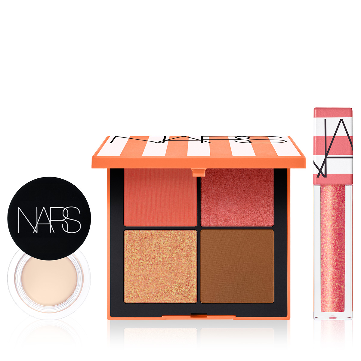 NARS - ALL YOU NEED IN MAKE UP BUNDLE - Dörtlü Palet (Medium Deep), Silgi Kapatıcı & Renkli Dudak Yağı Seti