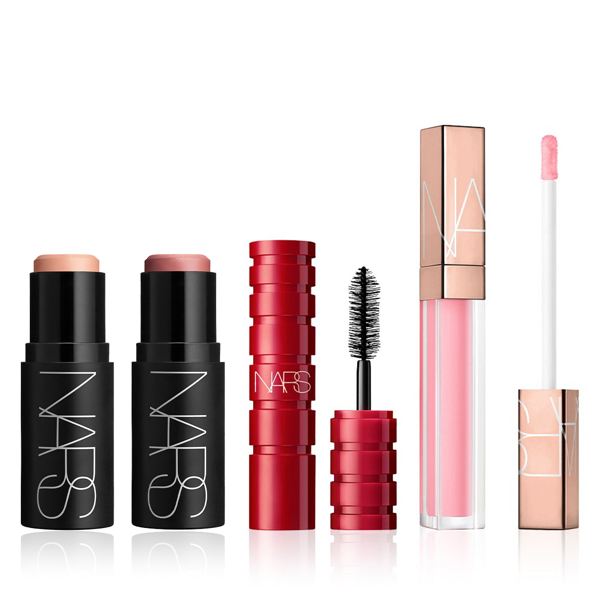 NARS - BEACH VACATION KIT - Çok Amaçlı Stik Allık & Hacim Veren Maskara & Dolgun Gösteren Lip Gloss Seti
